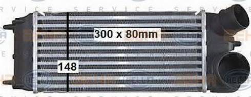 HELLA 8ML 376 900-591 - Intercooler www.autoricambit.com