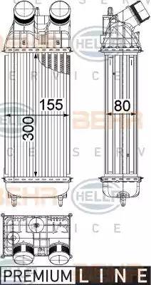 HELLA 8ML 376 822-241 - Intercooler www.autoricambit.com