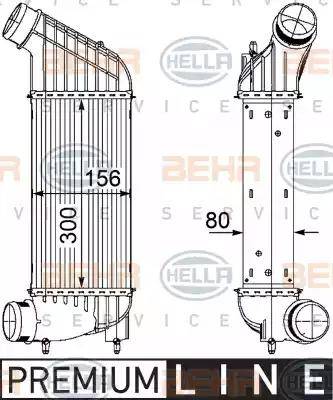 HELLA 8ML 376 746-361 - Intercooler www.autoricambit.com