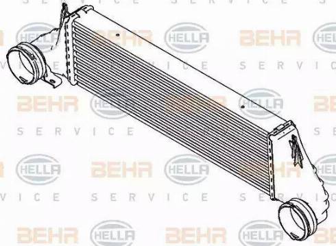 HELLA 8ML 376 777-241 - Intercooler www.autoricambit.com