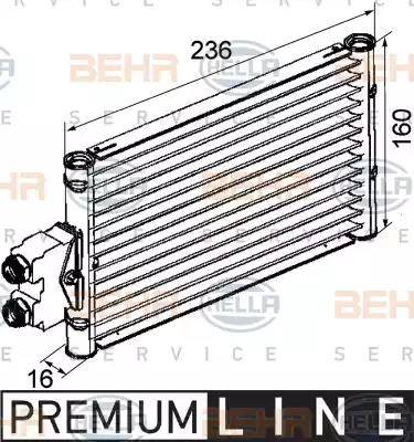 HELLA 8MO 376 747-201 - Radiatore olio, Cambio automatico www.autoricambit.com