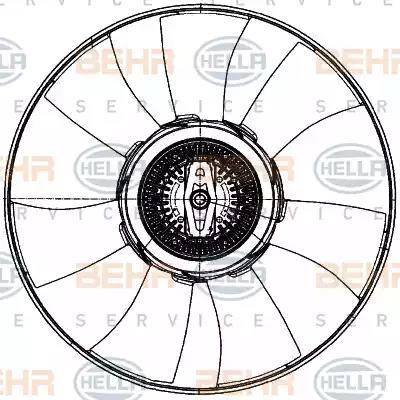 HELLA 8MV 376 907-081 - Ventola, Raffreddamento motore www.autoricambit.com