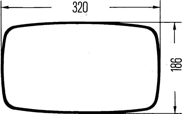 HELLA 8SB 560 991-041 - Specchio retrovisore esterno www.autoricambit.com