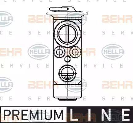 HELLA 8UW 351 239-401 - Valvola ad espansione, Climatizzatore www.autoricambit.com