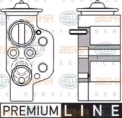 HELLA 8UW 351 239-621 - Valvola ad espansione, Climatizzatore www.autoricambit.com