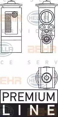 HELLA 8UW 351 234-231 - Valvola ad espansione, Climatizzatore www.autoricambit.com