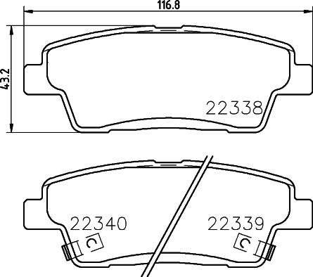 Valeo 670931 - Kit pastiglie freno, Freno a disco www.autoricambit.com