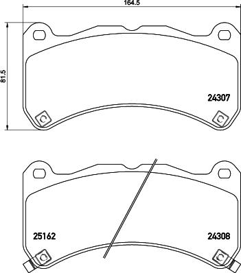 ATE 604887 - Kit pastiglie freno, Freno a disco www.autoricambit.com