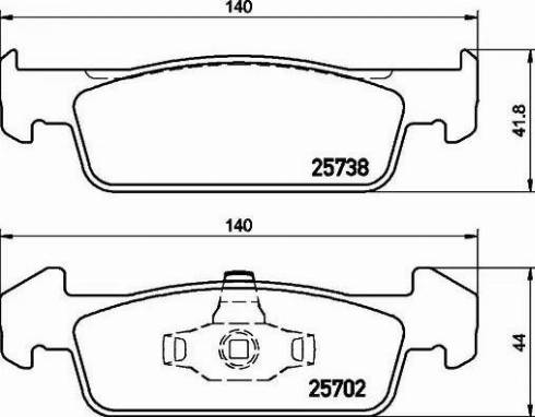 Magneti Marelli 363700202275 - Kit pastiglie freno, Freno a disco www.autoricambit.com