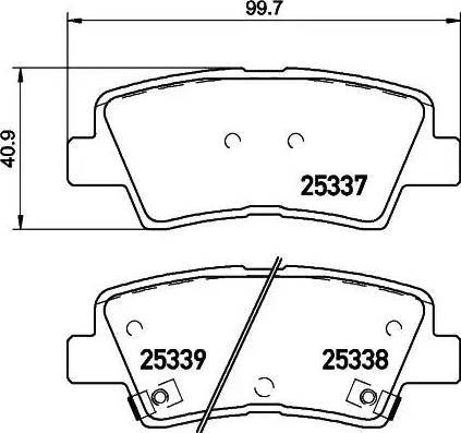 BENDIX 573369 - Kit pastiglie freno, Freno a disco www.autoricambit.com