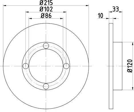 ATE 24.0110-0136.1 - Discofreno www.autoricambit.com