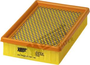 Hengst Filter E632L - Filtro aria www.autoricambit.com