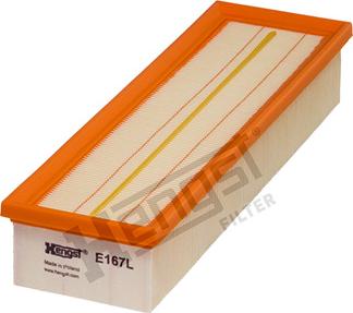 Hengst Filter E167L - Filtro aria www.autoricambit.com