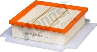 Hengst Filter E832L01 - Filtro aria www.autoricambit.com