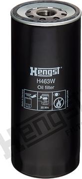 Hengst Filter H463W - Filtro olio www.autoricambit.com