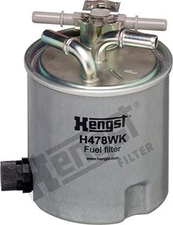 Hengst Filter H478WK - Filtro carburante www.autoricambit.com