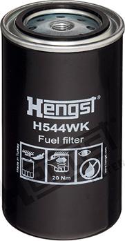 Hengst Filter H544WK D422 - Filtro carburante www.autoricambit.com