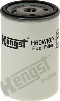 Hengst Filter H60WK07 - Filtro carburante www.autoricambit.com