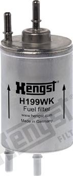 Hengst Filter H199WK - Filtro carburante www.autoricambit.com
