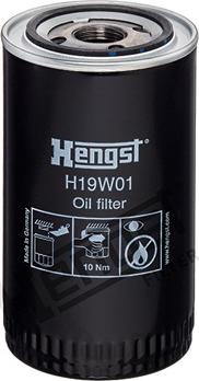 Hengst Filter H19W01 - Filtro olio www.autoricambit.com