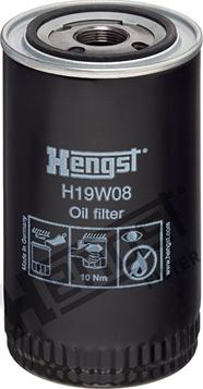 Hengst Filter H19W08 - Filtro olio www.autoricambit.com