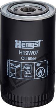 Hengst Filter H19W07 - Filtro olio www.autoricambit.com