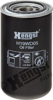 Hengst Filter H19WD05 - Filtro idraulico, Cambio automatico www.autoricambit.com