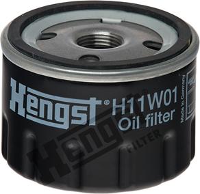 Hengst Filter H11W01 - Filtro olio www.autoricambit.com