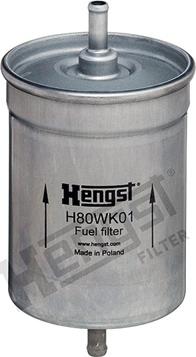 Hengst Filter H80WK01 - Filtro carburante www.autoricambit.com