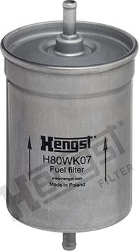 Hengst Filter H80WK07 - Filtro carburante www.autoricambit.com