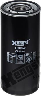 Hengst Filter H308W - Filtro olio www.autoricambit.com