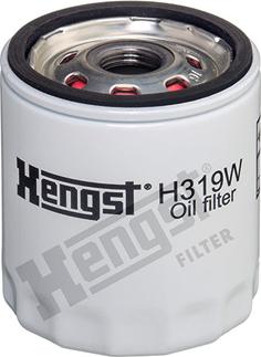 Hengst Filter H319W - Filtro olio www.autoricambit.com