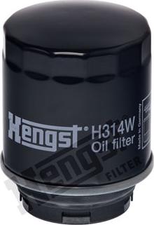 Hengst Filter H314W - Filtro olio www.autoricambit.com