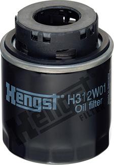 Hengst Filter H312W01 - Filtro olio www.autoricambit.com