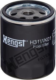 Hengst Filter H31WK01 - Filtro carburante www.autoricambit.com