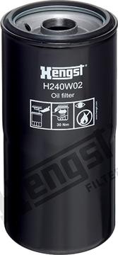 Hengst Filter H240W02 - Filtro olio www.autoricambit.com