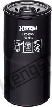 Hengst Filter H240W - Filtro olio www.autoricambit.com