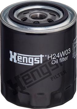 Hengst Filter H24W03 - Filtro olio www.autoricambit.com