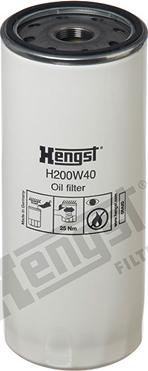 Hengst Filter H200W40 - Filtro olio www.autoricambit.com