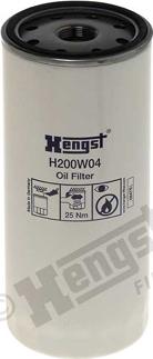 Hengst Filter H200W04 - Filtro olio www.autoricambit.com