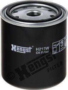 Hengst Filter H212W - Filtro olio www.autoricambit.com