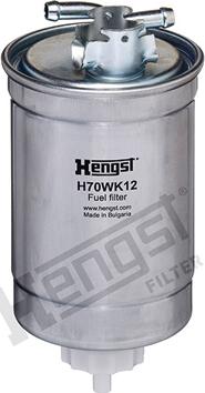 Hengst Filter H70WK12 - Filtro carburante www.autoricambit.com