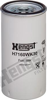 Hengst Filter H7160WK30 - Filtro carburante www.autoricambit.com