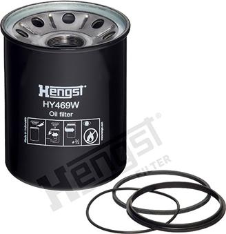 Hengst Filter HY469W D698 - Filtro, Sistema idraulico di lavoro www.autoricambit.com