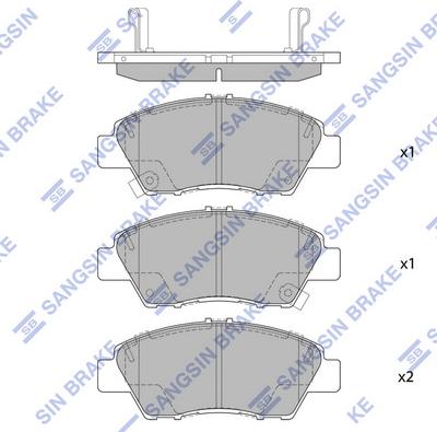 Valeo 601181 - Kit pastiglie freno, Freno a disco www.autoricambit.com