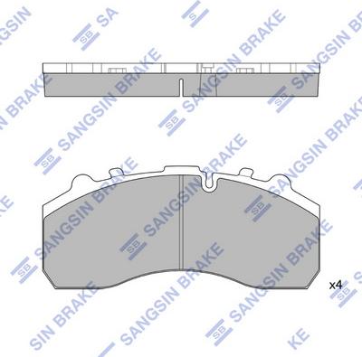 ZF Parts 501213116 - Kit pastiglie freno, Freno a disco www.autoricambit.com