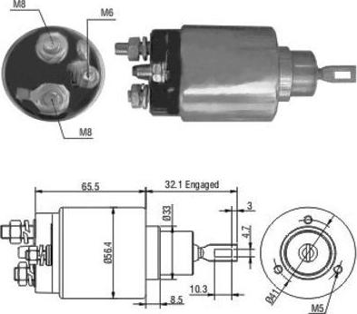 Hoffer 46069 - Elettromagnete, Motore d'avviamento www.autoricambit.com