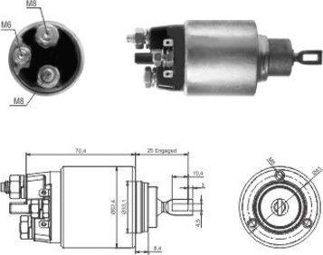 Hoffer 46061 - Elettromagnete, Motore d'avviamento www.autoricambit.com