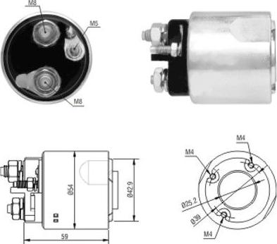 Hoffer 46062 - Elettromagnete, Motore d'avviamento www.autoricambit.com