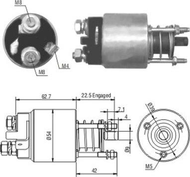 Hoffer 46005 - Elettromagnete, Motore d'avviamento www.autoricambit.com